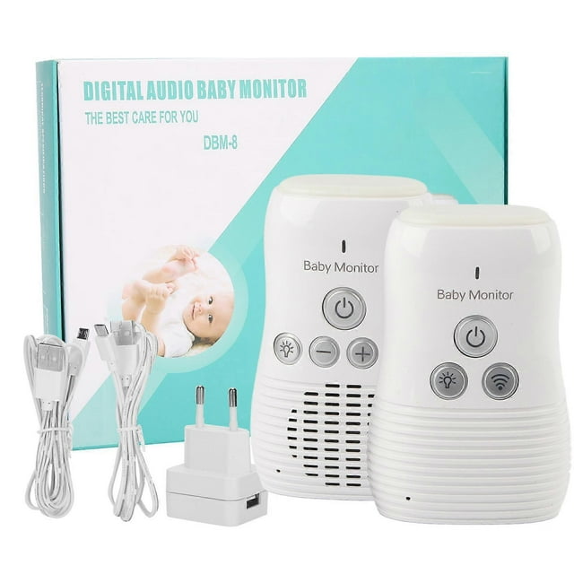 Baby o Monitor TwoWay Talk Infant Intercom Wireless Night Light Home Security Device(Prise 100-240 V )