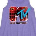 thumbnail image 2 of MTV Logo - Grunge Plaid - Toddler and Youth Girls A-line Dress, 2 of 4