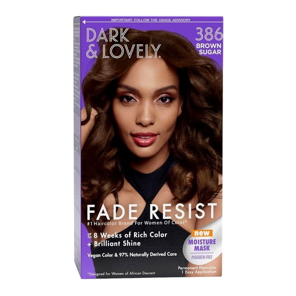 Dark and Lovely Fade Resistant Rich Conditioning Color, No.386, Brown Sugar, 1 ea
