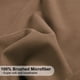 thumbnail image 5 of 2pcs Funda Reforzada de Almohada Suave cojín de Soporte de Microfibra 1800 Cubre Almohada Cuerpo marrón 20 x54, 5 of 6