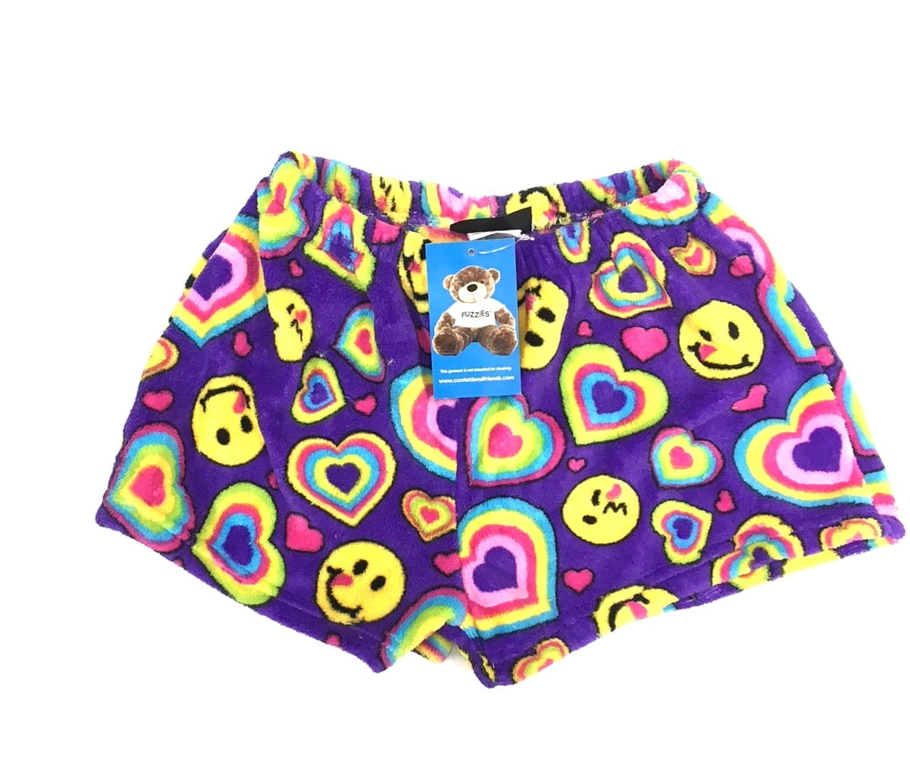 Boys Confetti and Friends Boys Fuzzy Plush Shorts Pajama Bottoms