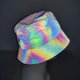 thumbnail image 2 of Sombrero de pescador reflectante a la moda Unisex, sombrero de cubo de escalada con holograma, gorra de pescador impermeable, sombrero de viaje Jormftte HMJM183-3, 2 of 5