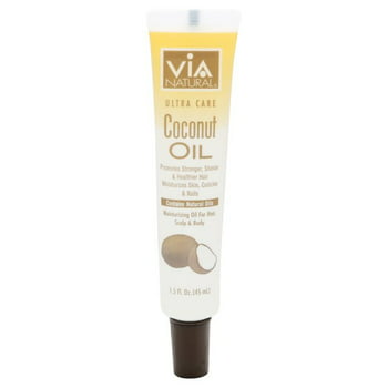 Via Natural Ultra Care Moisturizing Coconut Oil for Hair, Scalp & Body , 1.5 fl oz,