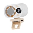 thumbnail image 3 of Ventilador portátil con clip, carga USB, rotación de 360 degree, ventilador de escritorio para refrigeración personal. Refrigeración blanca, 3 of 9