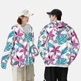 thumbnail image 4 of Balery Hawaiian Style Sudadera ligera de manga larga con capucha y protección solar UPF 50+ para hombre y mujer, ideal para pesca y running-3X-Large, 4 of 7