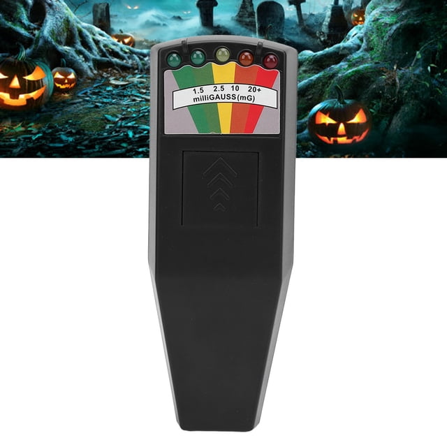 Ghost Hunting Equipment, EMF Meter 50Hz To 2000MHz Paranormal Detection with 4 Motion Activated Light Up Cat Balls for Home