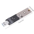 thumbnail image 3 of Convertidor de disco duro M.2 NVME Riser Board 10Gbps Gen 2 para Samsung 970 960 Series, 3 of 6