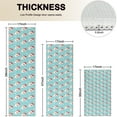thumbnail image 4 of Light Blue Christmas Santa Pattern Kitchen Rugs Sets Of 3,Kitchen Runner Rugs Non Skid Washable,Decorative Kitchen Floor Mats for Kitchen,Sink,Laundry,17"x30"+ 17"x47" + 17"x59", 4 of 6