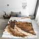 thumbnail image 5 of Balery Western Cowboy Countryside Manta de Felpa Suave y Acogedora – Cobija de Franela Aterciopelada para Cama, Lavable y Cálida para Sofá, Mascotas, Transpirable-50"x40", 5 of 7