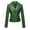 Green, variant on UYISJ Women's Faux Leather Moto Biker Short Coat Jacket Fashion Long Sleeve Lapel Solid Color Jackets with Zipped Pockets Green XS