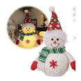 thumbnail image 2 of Under 10 Dollars Christmas Cute Night Light, 2026 Cute Snowman Ornament with Warm LED, Plush Snowman, Accompany Table Bedroom Reading Lamp for Home Office, Best Gifts for Kids Women Men!, 2 of 8