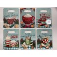 thumbnail image 1 of Noël 9.5 "Forme De La Planche À Découper Forme De Chocolat Chaud - Ensemble De 6, 1 of 3