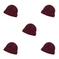 thumbnail image 2 of Minnieouse Gorros Otoño Invierno tejido Casual melón Beanie moda lana lindo sombrero a prueba de viento frío gorro accesorios regalos esquí rojo Type2 NO2 Minnieouse CBP268209, 2 of 4