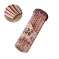 thumbnail image 1 of 50 Pcs Standard Pencil Black Hard 2H/2B/HB Pencil Triangular Grip Nature Wooden Pencil for Handwriting Sketching Drawing  Triangle Bar HB, 1 of 6