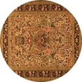 thumbnail image 1 of Ahgly Company Indoor Round Persian Orange Traditional Area Rugs, 6' Round, 1 of 1