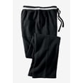 thumbnail image 2 of KingSize Men's Big & Tall Coach's Collection Fleece Open Bottom Pants, 2 of 2