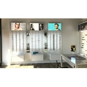 LED Light Box with Snap Frame in White – Size: 35.5 x 19.7 inches – Commercial Grade