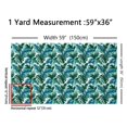 thumbnail image 3 of Castle Fairy Teens Tropical Leaves Fabric by the Yard 2 Yards,Botanical Plants Room Decor Fabric by the Yard,Green Teal Sewing Fabric,Microfiber Bedroom Decor, 3 of 6