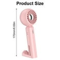 thumbnail image 3 of Electric Sport Fan Rechargeable Handheld Mini Fan Small Hand Fan for Home, Offices, and Outdoor Use Summer Gift, 3 of 5
