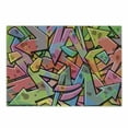 thumbnail image 1 of Colorful Cutting Board, Abstract Grunge Arrows Graffiti Inspired Style Illustration Print, Decorative Tempered Glass Cutting and Serving Board, Small Size, Multicolor, by Ambesonne, 1 of 1