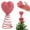 Pink, variant on Valentine Tree Topper | Heart Tree Topper | Holiday Tree Topper | Valentine's Day Decor for Home, Party, Or Restaurant | 1 Piece