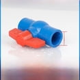thumbnail image 1 of Válvula de bola de PVC, tubería de suministro de agua, válvula de plástico, enchufe de interruptor, tuberías de agua superiores e inferiores, tubería recta, 1 of 2