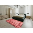 thumbnail image 4 of Ahgly Company Indoor Rectangle Patterned Love Red Area Rugs, 7' x 10', 4 of 6