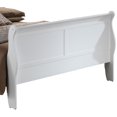 thumbnail image 2 of White Finish, 44"H Traditional Bed Frame - Beautifies Bedroom, 2 of 2