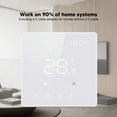 thumbnail image 3 of Thermostat Wi-Fi Intelligent Programmable, 100-250 V C.a. Horaire de 7 Jours Thermostat Wi-Fi Intelligent avec Vis pour Chauffage au Sol Chauffage au Sol Électrique 16 A, Chauffage au Sol à Eau 3 A à Suspendre au Mur, 3 of 7