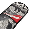 thumbnail image 4 of Yayeee Double Oven Mitt Kitchen Heat Resistant Baking 35" x7" Quilted Glove, Black Illusionary Boat, 4 of 6