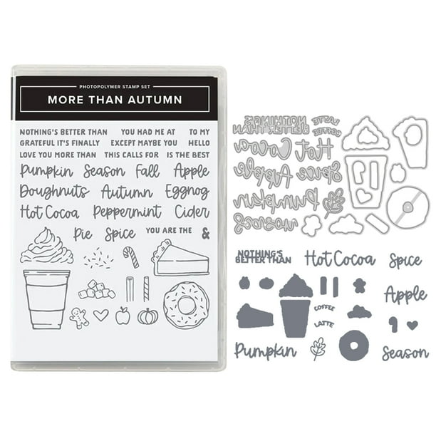 Kit Troqueles Corte para Tarjetas Regalos Navideños Acción Gracias