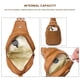 thumbnail image 2 of Bolso de hombro casual para hombre Correa ancha para el hombro Mochila informal Mochila de viaje para senderismo, 2 of 7