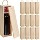thumbnail image 1 of Wooden Wine Box - Single Wood Wine Bottle Box with Handle Packaging for Special Celebrations Housewarming and Birthday Parties, 1 of 3