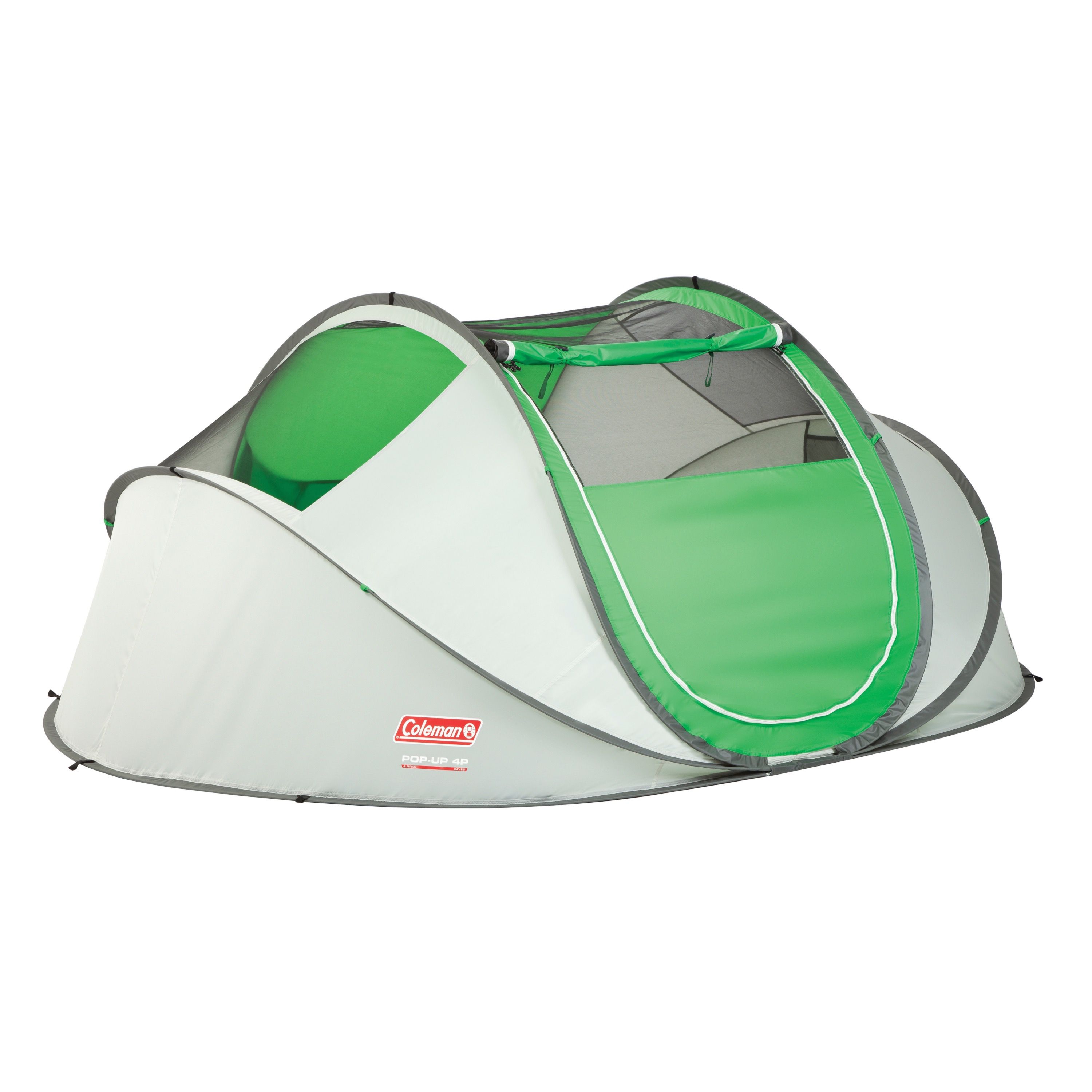 Coleman 4-Person Instant Pop-Up Tent 1 Room, Green - image 3 of 6