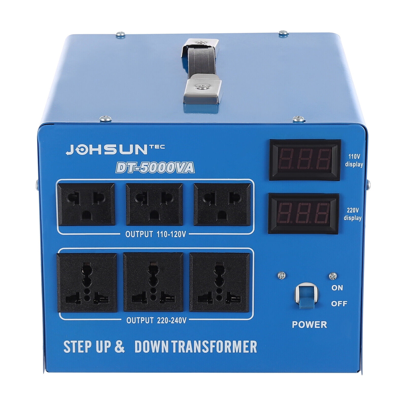 TFCFL 5000 Watt Heavy Duty Voltage Transformer Voltage Converter Transformer Up/Down Transformer 110-120V/220-240V