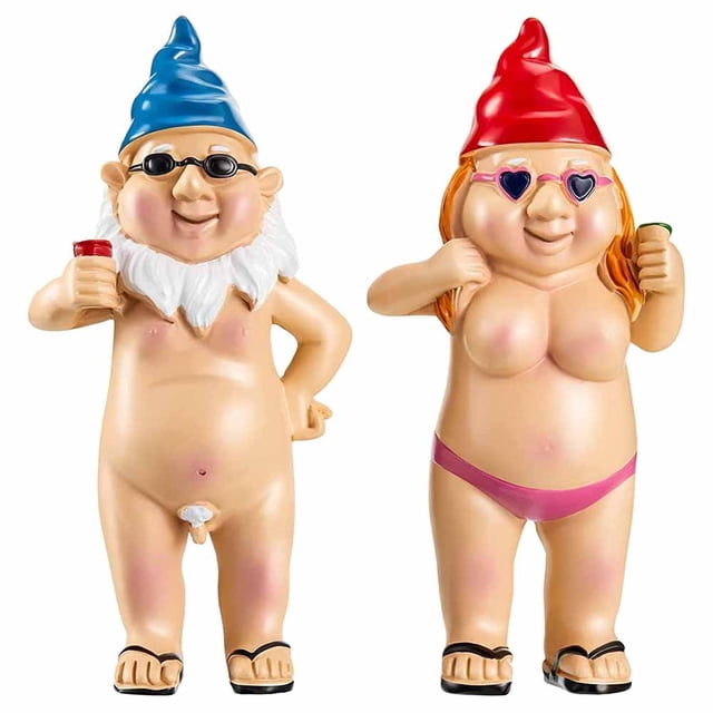 Estatuas de enanos de jardín de 2 piezas, divertidas estatuas de enanos Peekaboo, decoraciones para césped