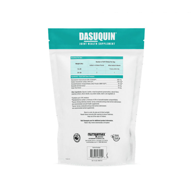 Dasuquin Soft Chews for Small Medium Dogs 84ct
