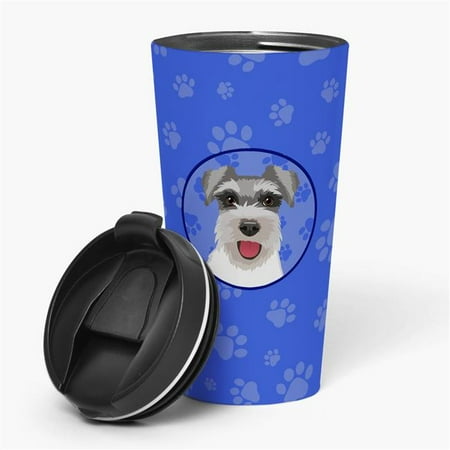 

Carolines Treasures WDK1191TBL215 7.25 x 3.5 in. Unisex Schnauzer Salt & Pepper No.3 Stainless Steel 16 oz Tumbler Blue