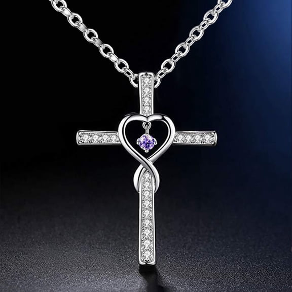 Joernso Casual Pendant Necklace Cross Design Comfortable to Wear Ornaments Unisex Handsome Necklace for Vacation