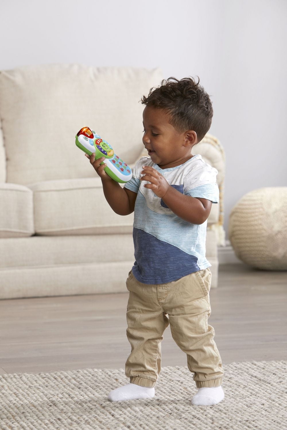 LeapFrog Scout's Learning Lights Remote™ Deluxe - Pretend TV Control Toy with Music and Lights for Infant - English Version, 6 months to 3 years