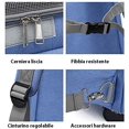 thumbnail image 3 of Wheeled Backpack for Pet Transport Stroller Pet Carrier Puppy Cat Transport Bag Comfortable Backpack, 3 of 5