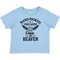 thumbnail image 3 of Inktastic Handpicked for Earth By My Oma in Heaven with Angel Wings Boys or Girls Baby T-Shirt, 3 of 5