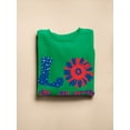 thumbnail image 3 of 4Th Of July Flower Art Sweatshirt Women -Image by Shutterstock, Female Large, 3 of 4