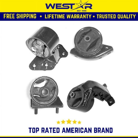 Motor & Trans Mount 4PCS Set Compatible for 1997-1999 Hyundai Accent 1.5L SOHC Compatible for Auto Replaces 8747 8253 8939 8751