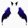 thumbnail image 4 of Halloween Devil Wing Headband, Red Black Dark Little Devil Headpiece, 12.6x14.2 Inch Party Photo Prop, 4 of 7