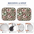 thumbnail image 6 of Gaeub Leopard Dots Foldable Auto Sun Blocker Visor, Sunshade for Car Front Window, Keeps Your Vehicle Cool - Small, 6 of 7