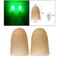 thumbnail image 5 of Rushawy 3x2x LED Light Up Thumb Props Fingers Trick Lights Green Pcs, 5 of 9
