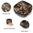 thumbnail image 3 of Christmas Sanitary Napkin Pouch Bag with Plush Fabric, Sponge, and Oxford Cloth Material, 4.7x6.6x6.6 in, Ideal Travel Accessory for Feminine Hygiene Products., 3 of 6