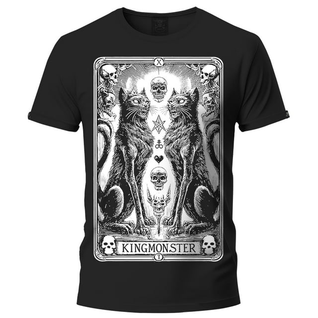 Playera Negra Manga Corta Extra Grande Catarot