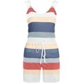 thumbnail image 2 of SAYOO vestidos para mujer sin mangas verano 2022 estampado a rayas vestidos casuales para mujer con bolsillo cuello en V cintura chaleco suelto SAYOO  Casual, 2 of 5